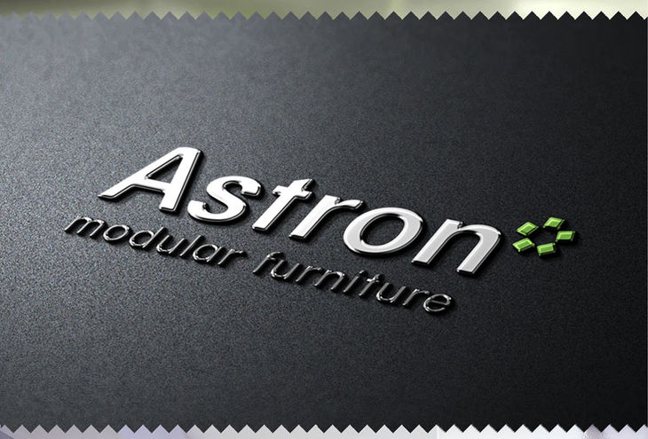 Логотип мебельной компании Астрон