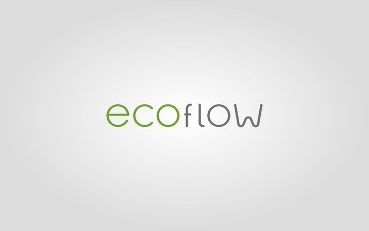 Логотип для компании в сфере локальных очистных сооружений Ecoflow 
